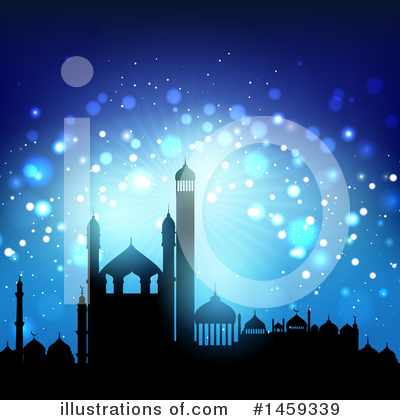 Royalty-Free (RF) Mosque Clipart Illustration by KJ Pargeter - Stock Sample #1459339
