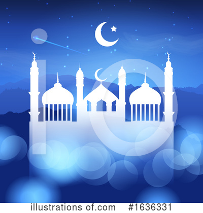 Royalty-Free (RF) Mosque Clipart Illustration by KJ Pargeter - Stock Sample #1636331