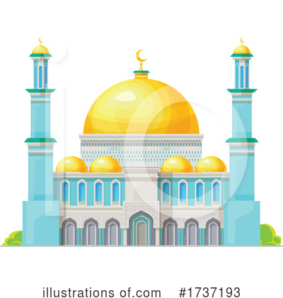 Royalty-Free (RF) Mosque Clipart Illustration by Vector Tradition SM - Stock Sample #1737193