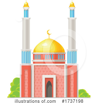 Royalty-Free (RF) Mosque Clipart Illustration by Vector Tradition SM - Stock Sample #1737198