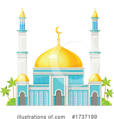 Royalty-Free (RF) Mosque Clipart Illustration by Vector Tradition SM - Stock Sample #1737199