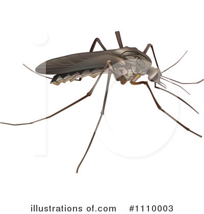 Royalty-Free (RF) Mosquito Clipart Illustration by dero - Stock Sample #1110003