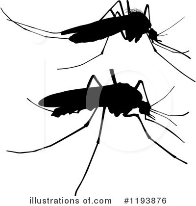 Royalty-Free (RF) Mosquito Clipart Illustration by dero - Stock Sample #1193876