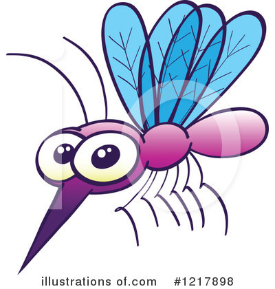 Royalty-Free (RF) Mosquito Clipart Illustration by Zooco - Stock Sample #1217898