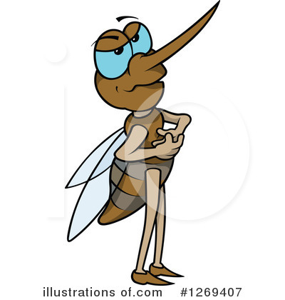 Royalty-Free (RF) Mosquito Clipart Illustration by dero - Stock Sample #1269407