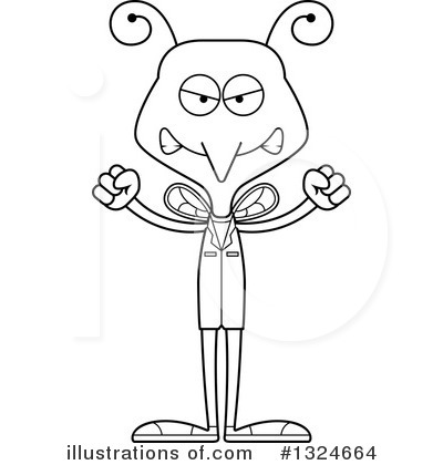 Royalty-Free (RF) Mosquito Clipart Illustration by Cory Thoman - Stock Sample #1324664