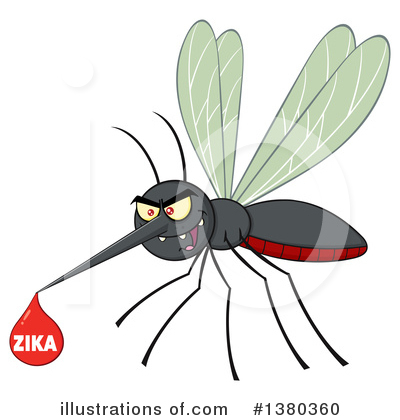 Mosquito Clipart #1380360 by Hit Toon