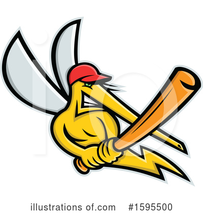 Royalty-Free (RF) Mosquito Clipart Illustration by patrimonio - Stock Sample #1595500