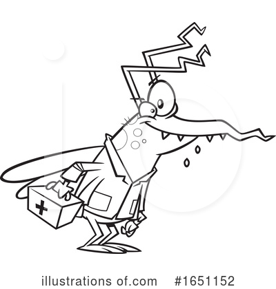 Mosquito Clipart #1651152 by toonaday