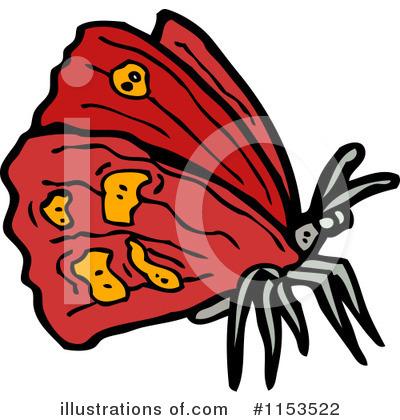 Royalty-Free (RF) Moth Clipart Illustration by lineartestpilot - Stock Sample #1153522