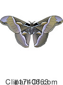 Moth Clipart #1740663 by dero