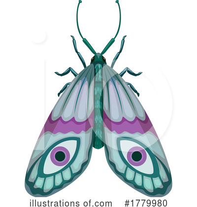 Royalty-Free (RF) Moth Clipart Illustration by Vector Tradition SM - Stock Sample #1779980