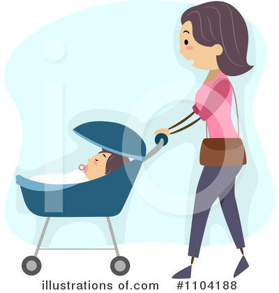 Baby Carriage Clipart #1104188 by BNP Design Studio