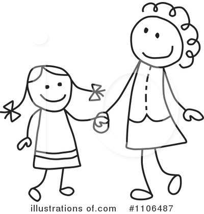 Royalty-Free (RF) Mother Clipart Illustration by C Charley-Franzwa - Stock Sample #1106487