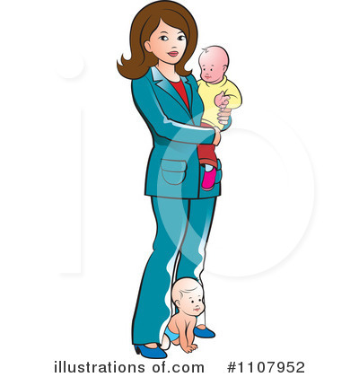 Royalty-Free (RF) Mother Clipart Illustration by Lal Perera - Stock Sample #1107952