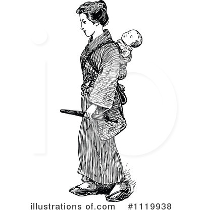 Royalty-Free (RF) Mother Clipart Illustration by Prawny Vintage - Stock Sample #1119938