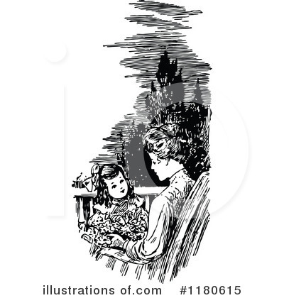 Royalty-Free (RF) Mother Clipart Illustration by Prawny Vintage - Stock Sample #1180615