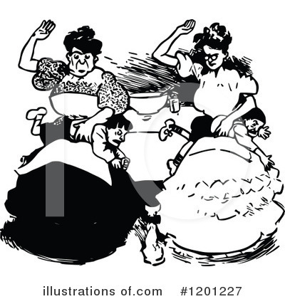 Royalty-Free (RF) Mother Clipart Illustration by Prawny Vintage - Stock Sample #1201227