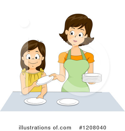 Royalty-Free (RF) Mother Clipart Illustration by BNP Design Studio - Stock Sample #1208040
