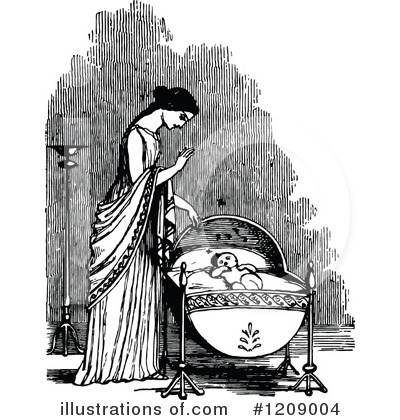 Royalty-Free (RF) Mother Clipart Illustration by Prawny Vintage - Stock Sample #1209004