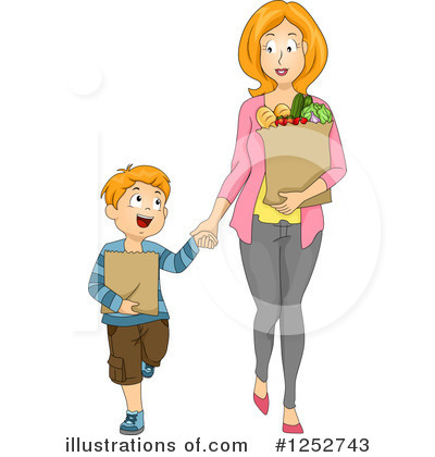 Royalty-Free (RF) Mother Clipart Illustration by BNP Design Studio - Stock Sample #1252743