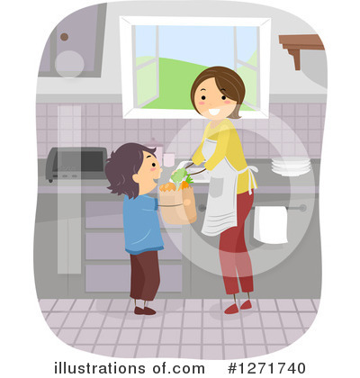 Royalty-Free (RF) Mother Clipart Illustration by BNP Design Studio - Stock Sample #1271740
