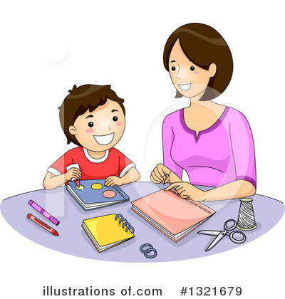 Royalty-Free (RF) Mother Clipart Illustration by BNP Design Studio - Stock Sample #1321679