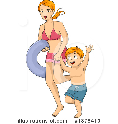 On The Beach Clipart #1378410 by BNP Design Studio