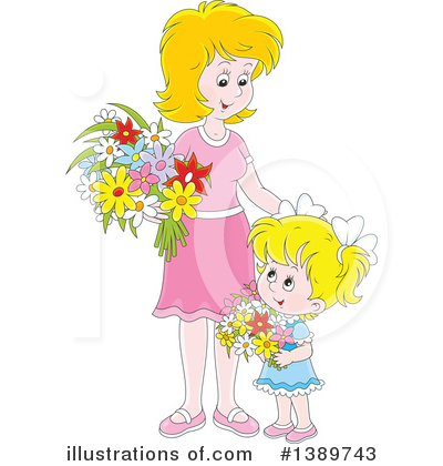 Royalty-Free (RF) Mother Clipart Illustration by Alex Bannykh - Stock Sample #1389743