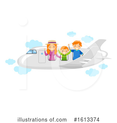 Airplane Clipart #1613374 by BNP Design Studio