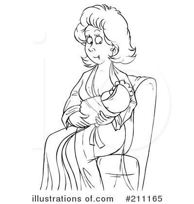Royalty-Free (RF) Mother Clipart Illustration by Alex Bannykh - Stock Sample #211165