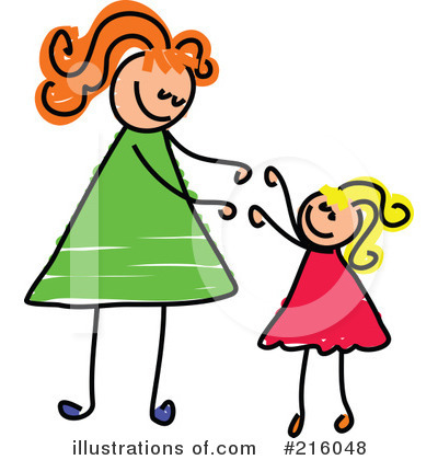 Royalty-Free (RF) Mother Clipart Illustration by Prawny - Stock Sample #216048