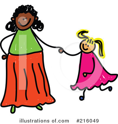 Royalty-Free (RF) Mother Clipart Illustration by Prawny - Stock Sample #216049
