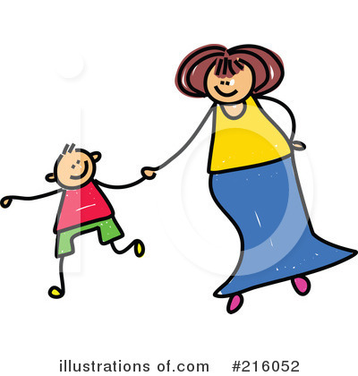 Royalty-Free (RF) Mother Clipart Illustration by Prawny - Stock Sample #216052