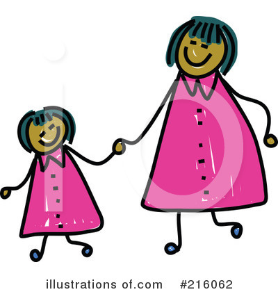 Royalty-Free (RF) Mother Clipart Illustration by Prawny - Stock Sample #216062