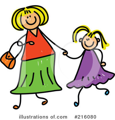 Royalty-Free (RF) Mother Clipart Illustration by Prawny - Stock Sample #216080