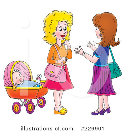Baby Carriage Clipart #226901 by Alex Bannykh