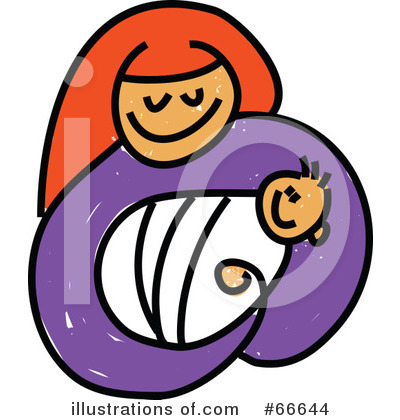 Royalty-Free (RF) Mother Clipart Illustration by Prawny - Stock Sample #66644