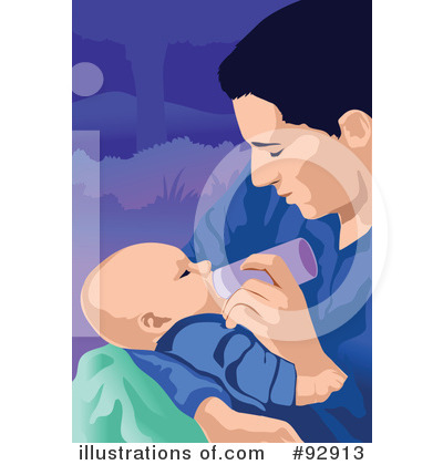 Royalty-Free (RF) Mother Clipart Illustration by mayawizard101 - Stock Sample #92913