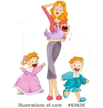 Royalty-Free (RF) Mother Clipart Illustration by BNP Design Studio - Stock Sample #93628