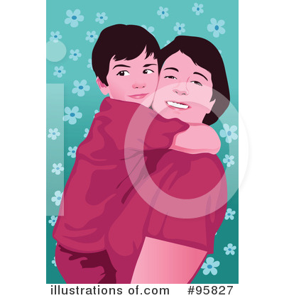 Royalty-Free (RF) Mother Clipart Illustration by mayawizard101 - Stock Sample #95827