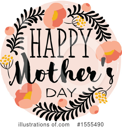 Royalty-Free (RF) Mothers Day Clipart Illustration by elena - Stock Sample #1555490