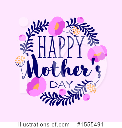 Royalty-Free (RF) Mothers Day Clipart Illustration by elena - Stock Sample #1555491