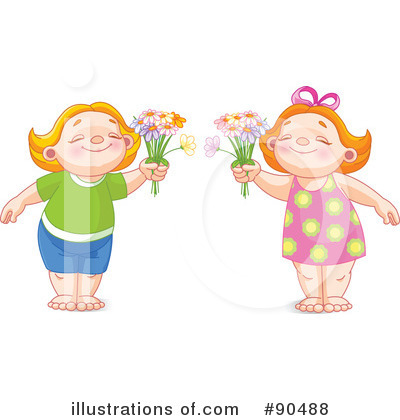 Royalty-Free (RF) Mothers Day Clipart Illustration by Pushkin - Stock Sample #90488