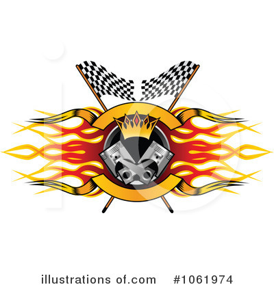 Royalty-Free (RF) Motor Sports Clipart Illustration by Vector Tradition SM - Stock Sample #1061974