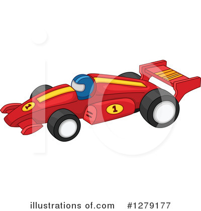 Racecar Clipart #1279177 by BNP Design Studio