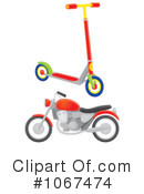 Motorcycle Clipart #1067474 by Alex Bannykh
