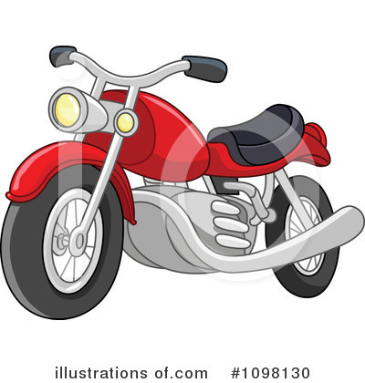 Royalty-Free (RF) Motorcycle Clipart Illustration by yayayoyo - Stock Sample #1098130