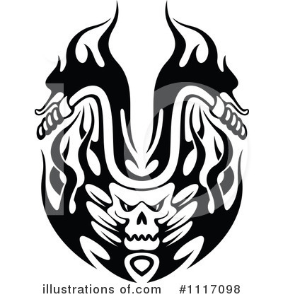 Skull Clipart #1117098 by Vector Tradition SM