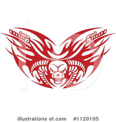 Royalty-Free (RF) Motorcycle Clipart Illustration by Vector Tradition SM - Stock Sample #1120105
